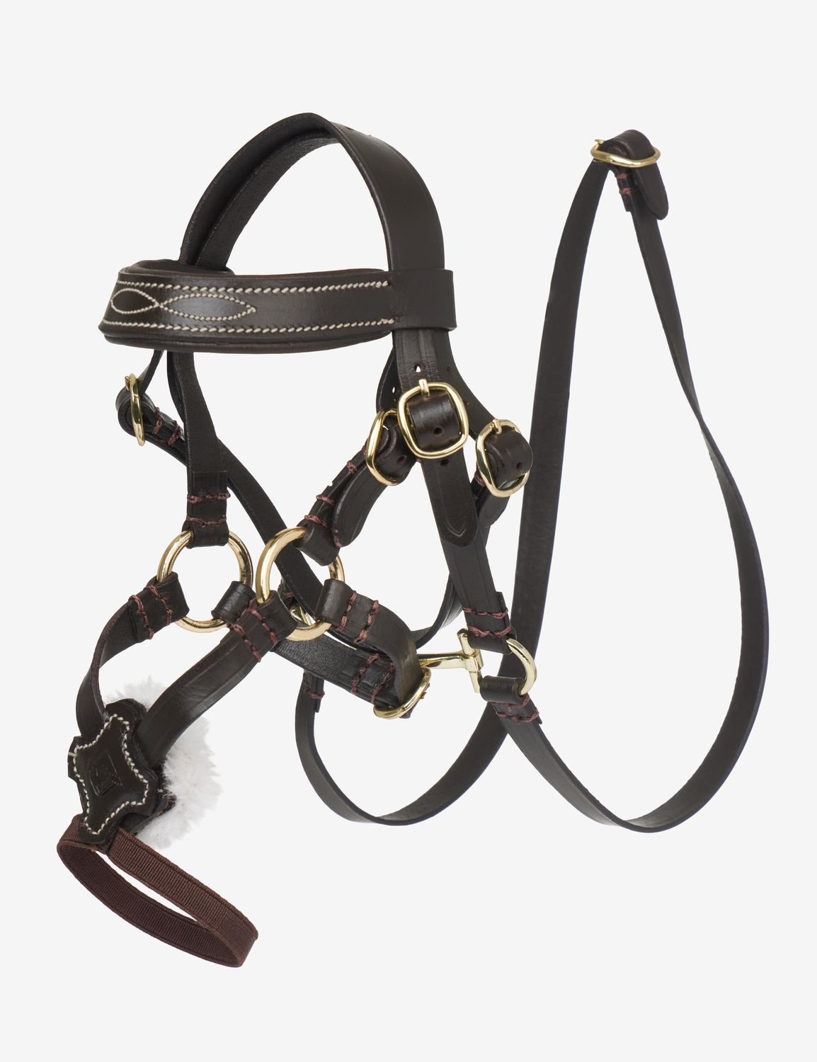 LeMieux Toy Pony Grackle Bridle, Color: Brown