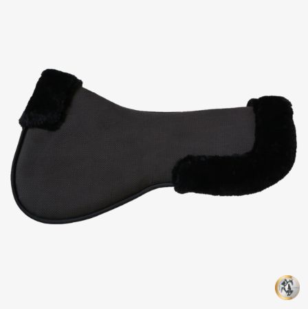 Kentucky Sheepskin Half Pad Anatomic Absorb, Color: Black/Black, Size: Full