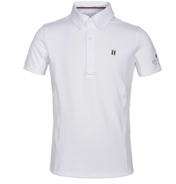 Kingsland Boys Competition Shirt Short Sleeve, Color: White, Size: 110/116