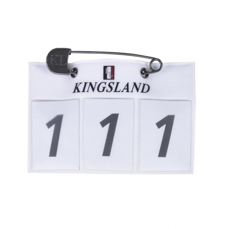 Kingsland Classic Number Holder, Color: White