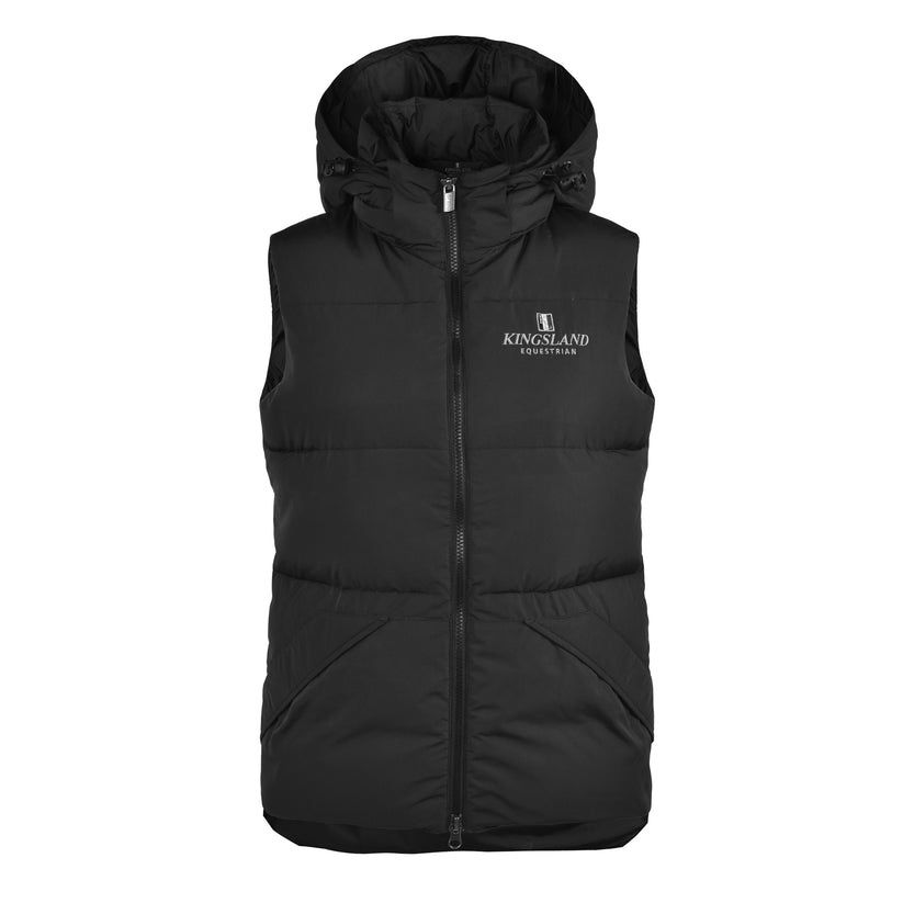 Kingsland Classic Unisex Down Bodywarmer, Color: Black, Size: M