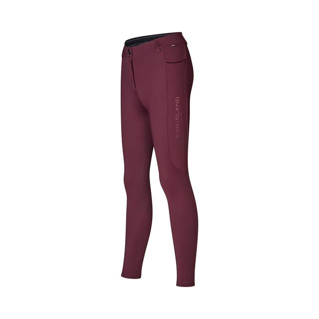 Kingsland Kids Kemmie Kids Full Grip Breeches, Color: Purple, Size: 110/116