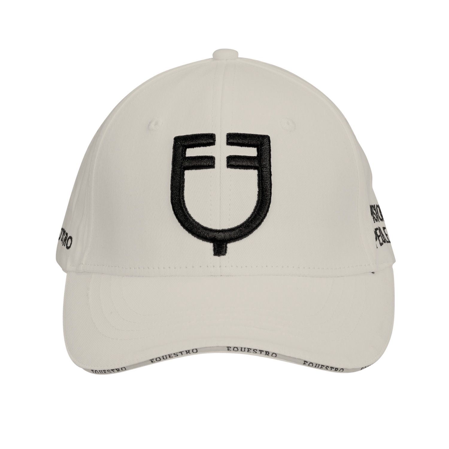 Equestro Unisex Baseball Cap, Color: Beige/Black
