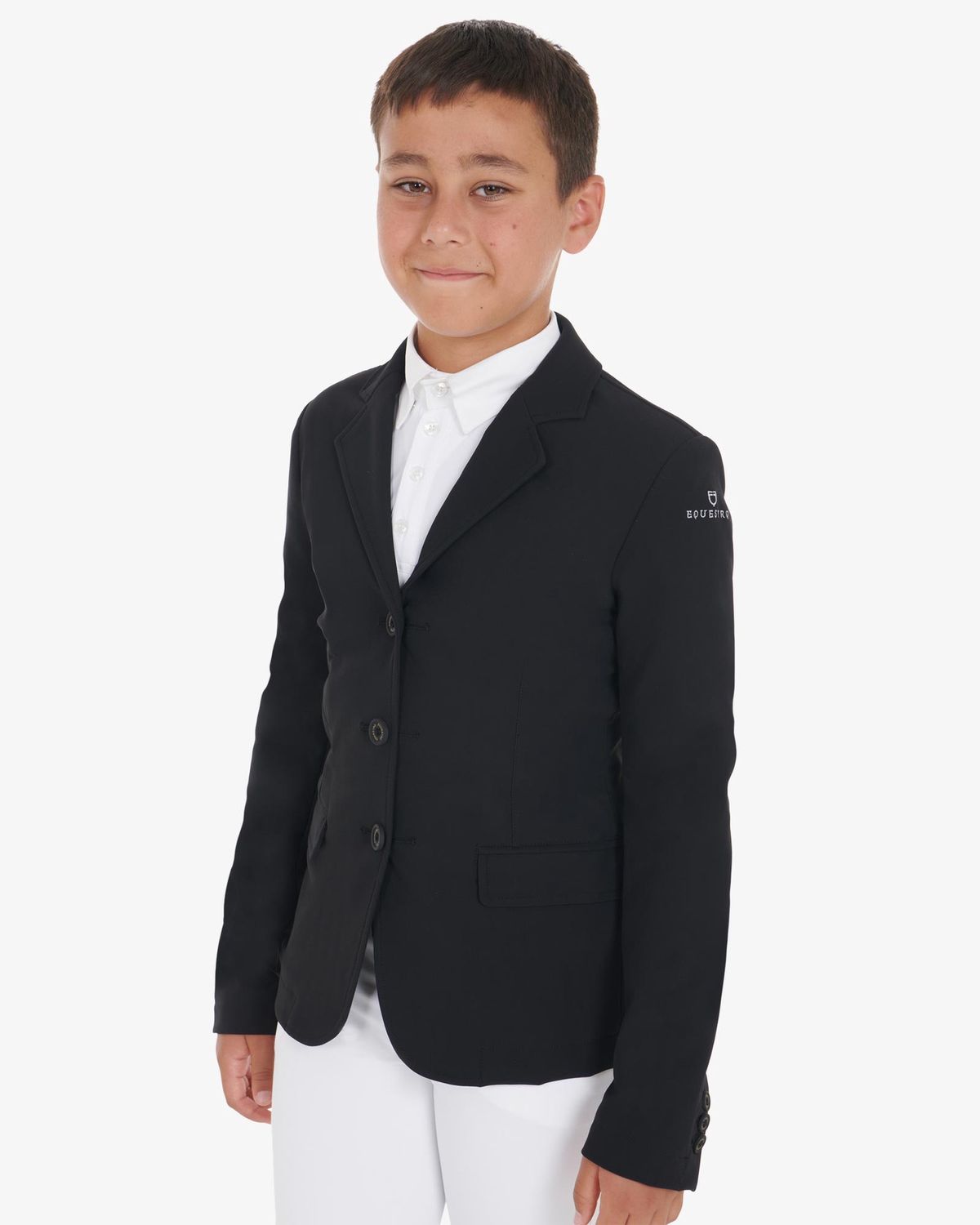 Equestro Kids Competition Jacket, Color: Black, Size: 8
