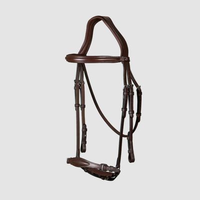 Bridle with adjustable German noseband New English Collection