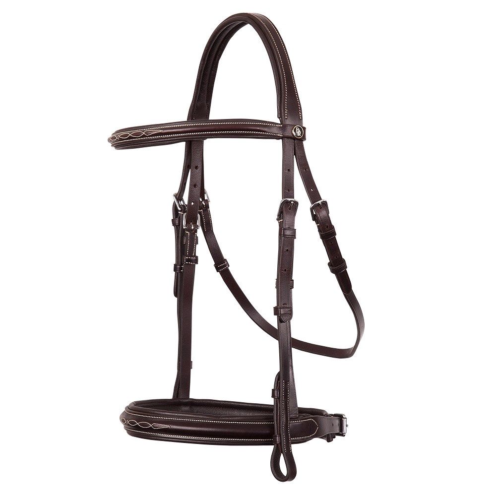 BR Hunter Bridle Oxford, Color: Bruin, Size: Cob