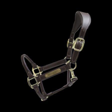 Kentucky Halsschmuck Anatomisches Leder Halfter Braun