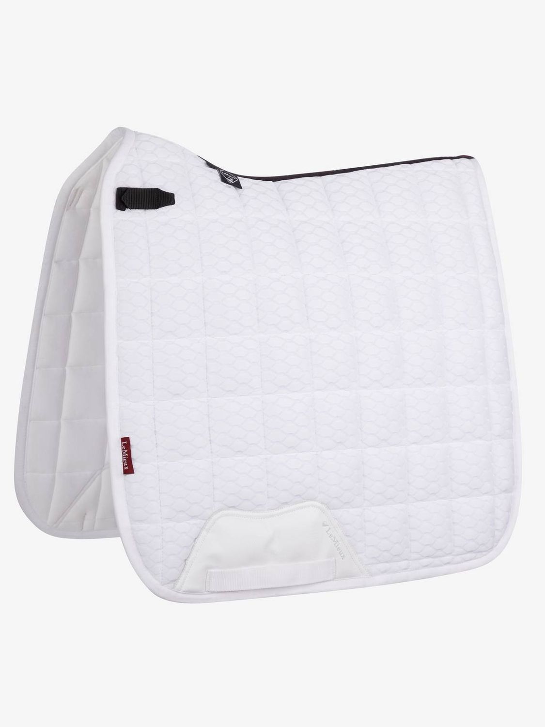 LeMieux Carbon Mesh Saddle Pad Dressage Square White Large