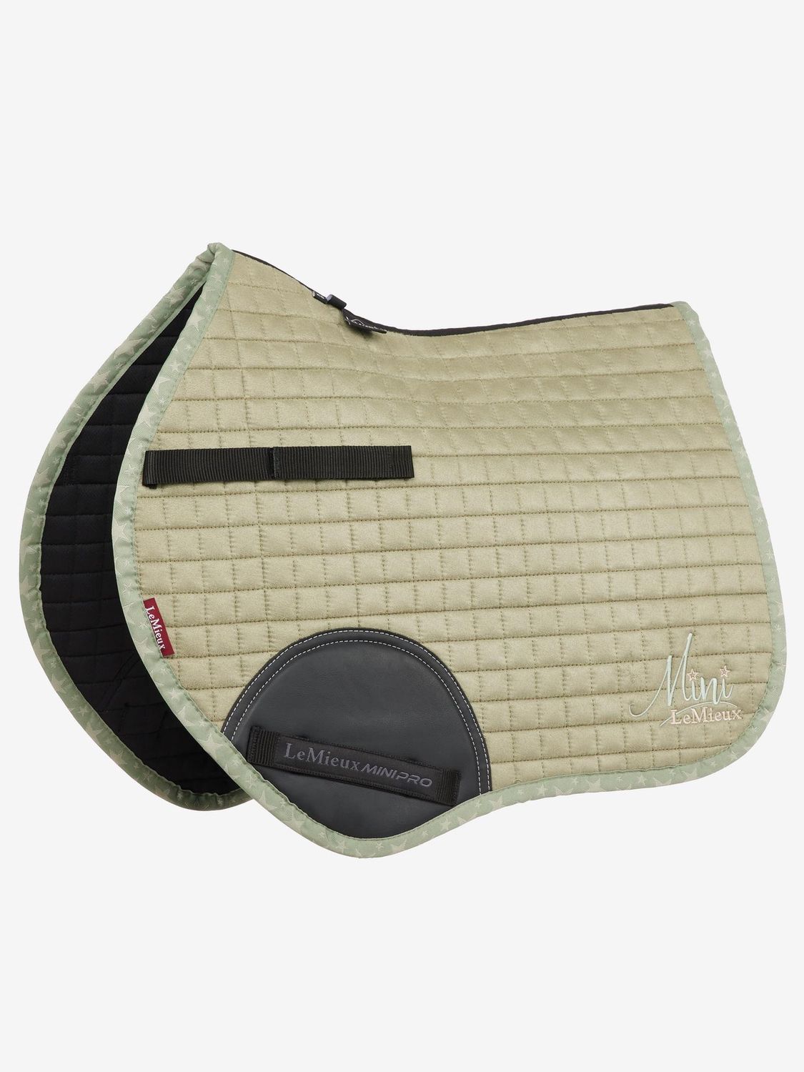 LeMieux Mini Suede Jump Saddle Pad Fern