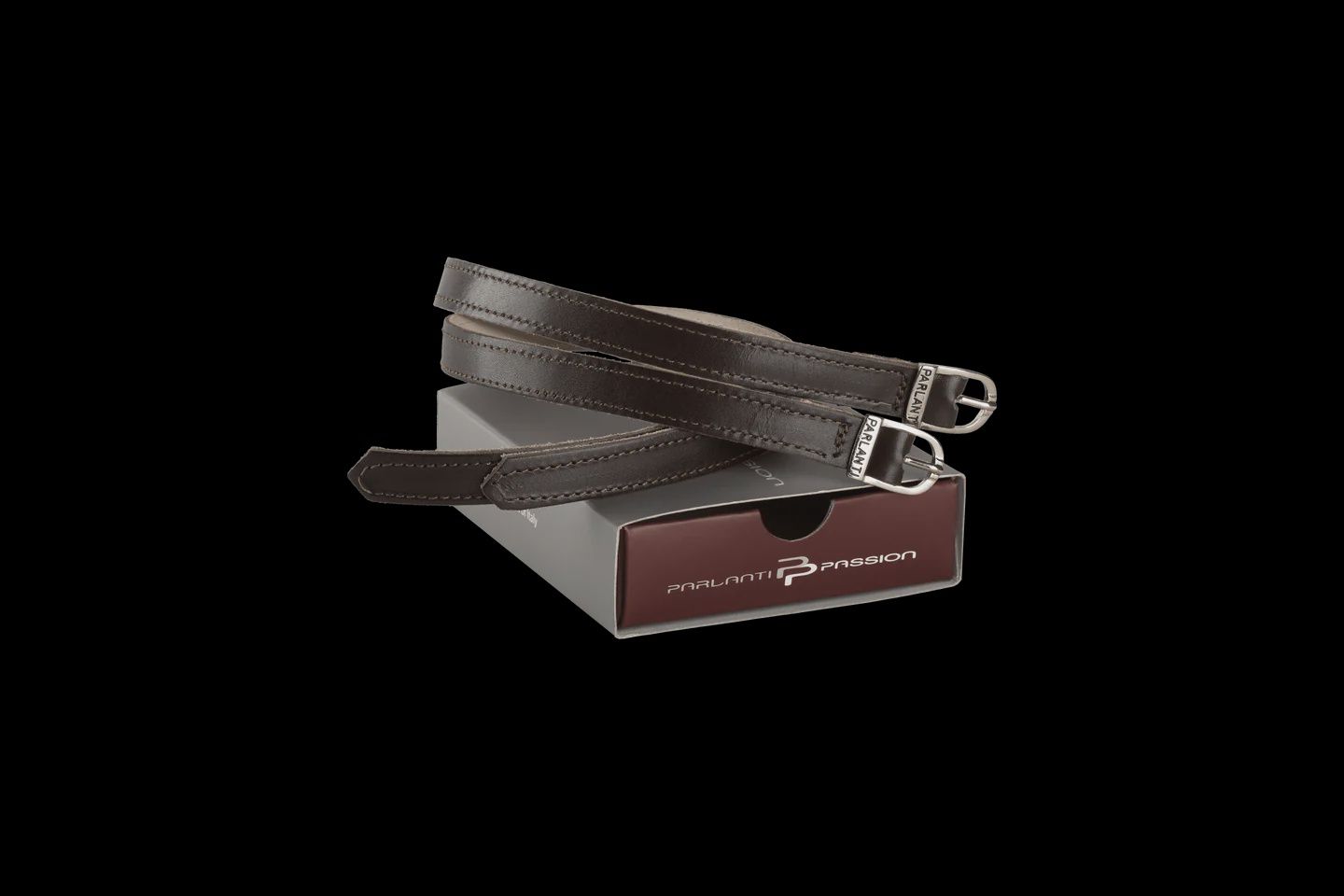 Parlanti Passion Leather Spur Belts, Color: Brown