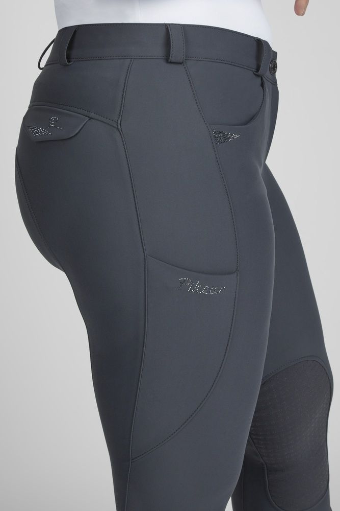 Pikeur Laure Grip Knee Patches, Color: DarkShadow, Size: XS