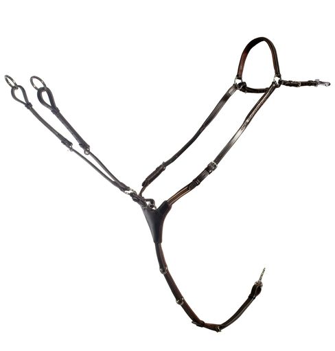 Schockemöhle San Francisco - Fittings: Chrome plated, Color: Black/silver, Size: Cob