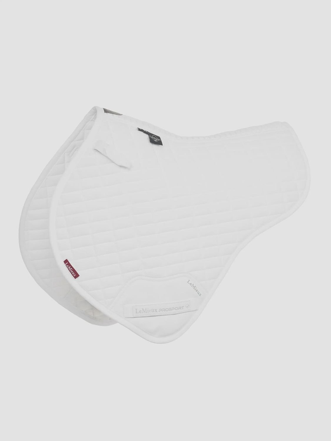 Lemieux Cooling Saddle Pad Half Square, Color: White, Size: Jump - Full