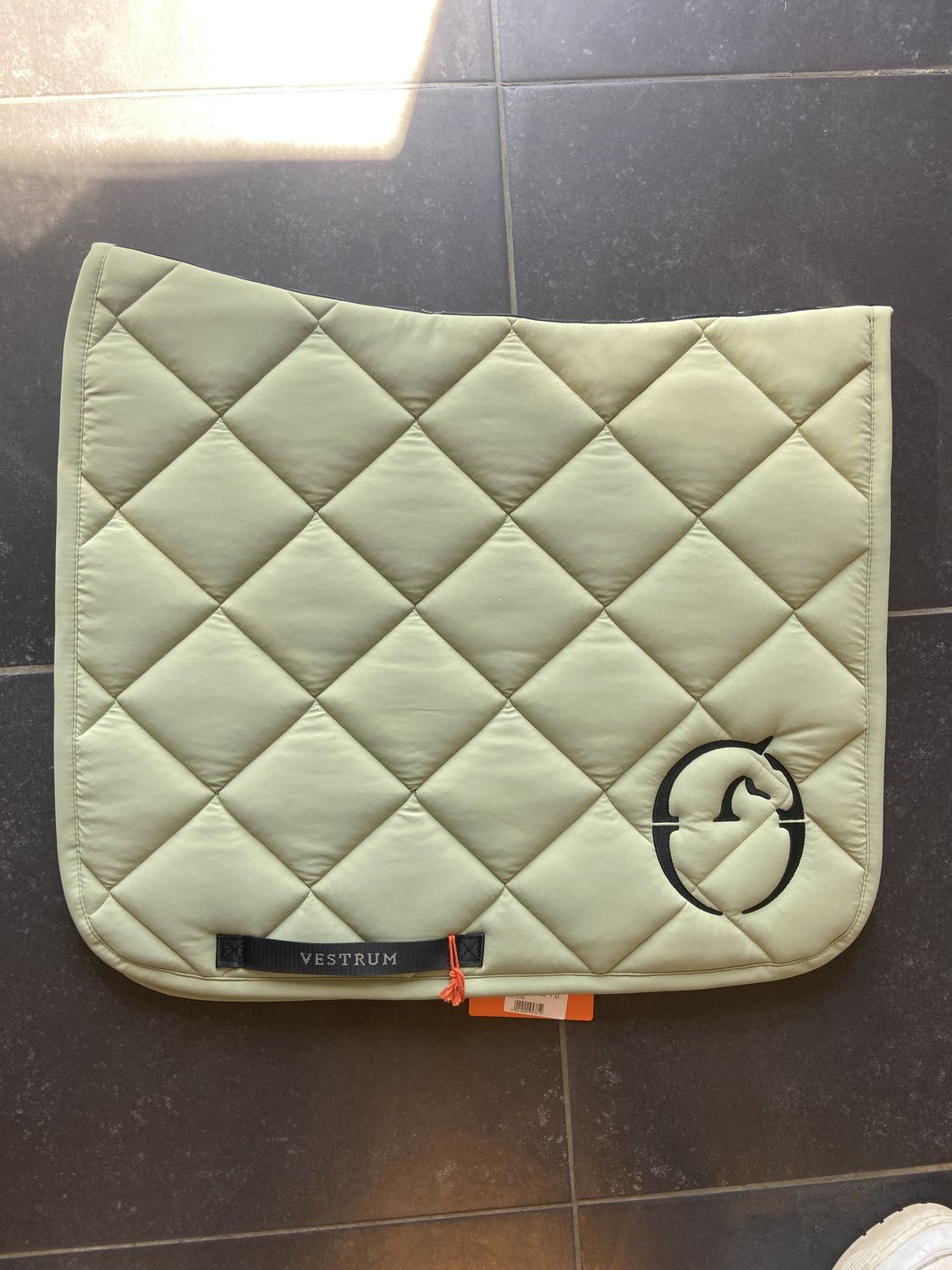 Vestrum Bordeaux Dressuur Zadeldek, Size: Dressage - Full, Color: Pale Olive