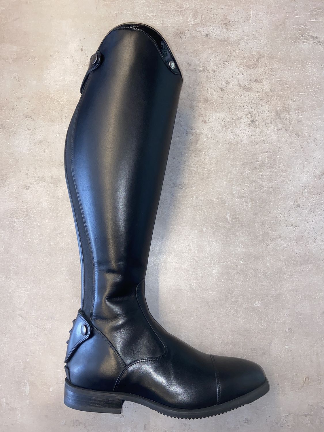DeNiro Italo/01 Smooth Black Lucido Black, Size: 39 MC XXL