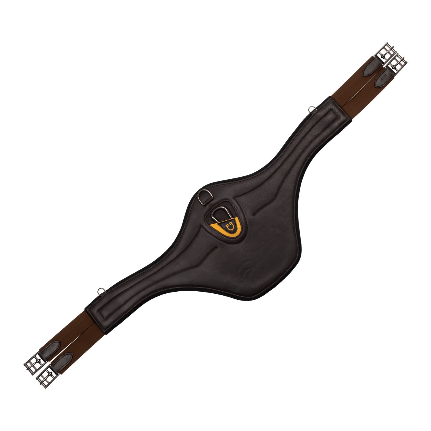 Equestro Springsingel with Belly Flap, Size: 120cm, Color: Brown