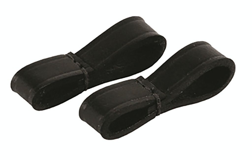 Lederen fulmer loops, Color: Zwart, Size: One Size