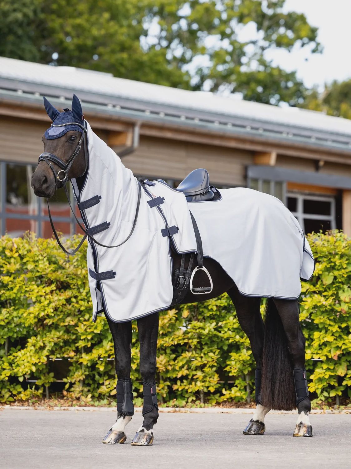 Lemieux Ride on Fly Rug, Size: 145/195/6.6, Color: Grey