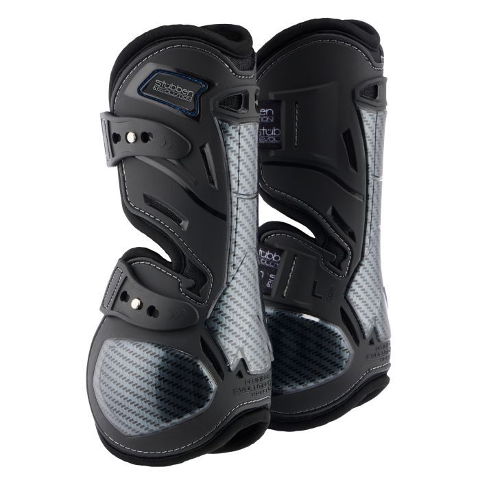 Stübben Hybrid Carbon Tendon Boots, Size: Full, Color: Black