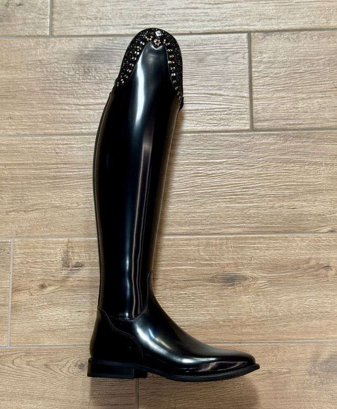 The Niro Bellini Brushed Black G9 Rondine Crystal Fabric GGS78 Swa + Knee Comfort