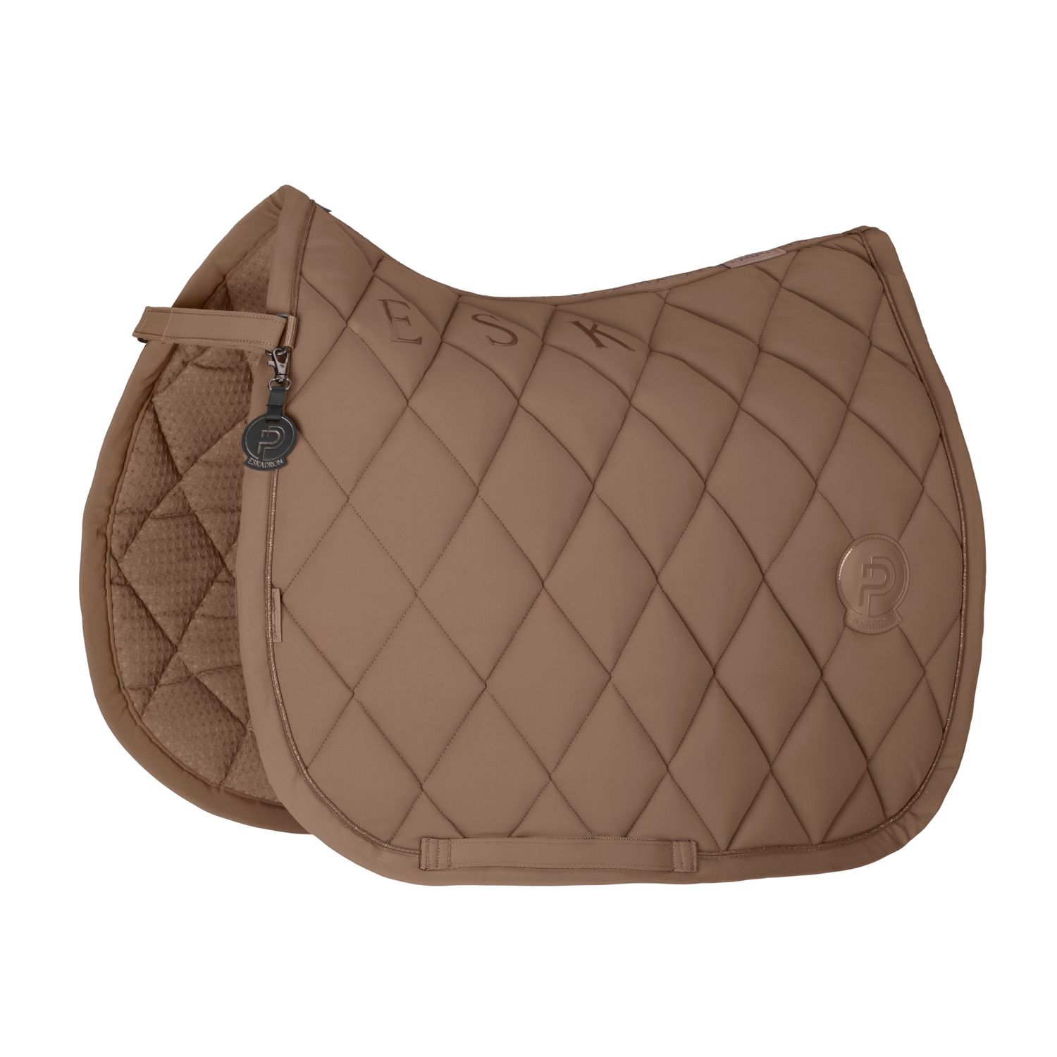 Eskadron Saddle Pad Pro Soft Platinum 25, Color: Taupe, Size: Dressage - Full