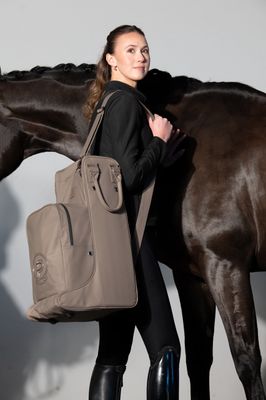 Eskadron Boots &amp; Helmet Bag Faux Leather Platinum 25