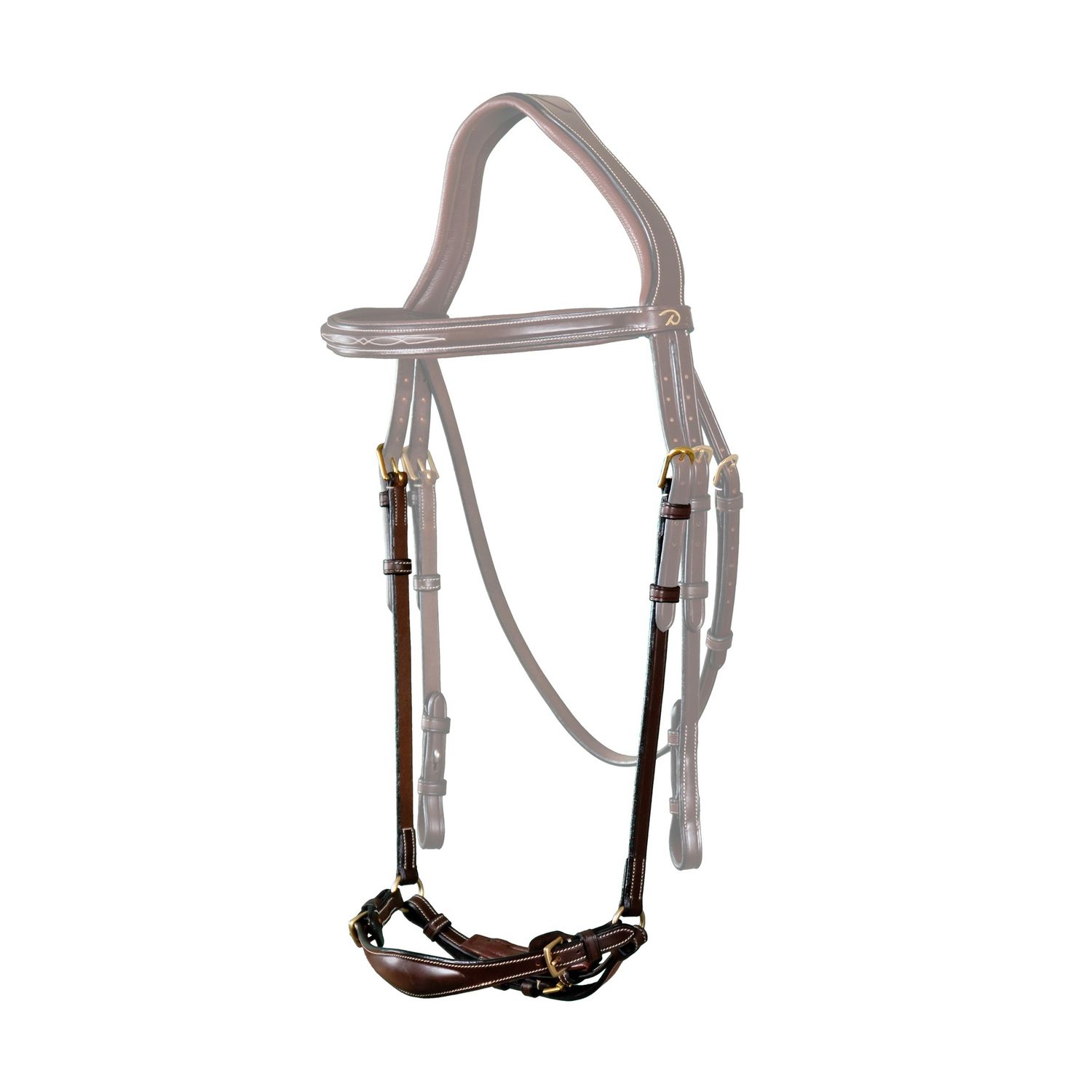 Dy&#39;on Aanpasbare Duitse neusriem, Color: Brown, Size: Full