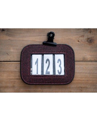 HB Showtime Glitter Numbers, Color: Burgundy