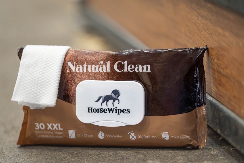 Horse Wipes Natural Clean 30 XXL Wipes