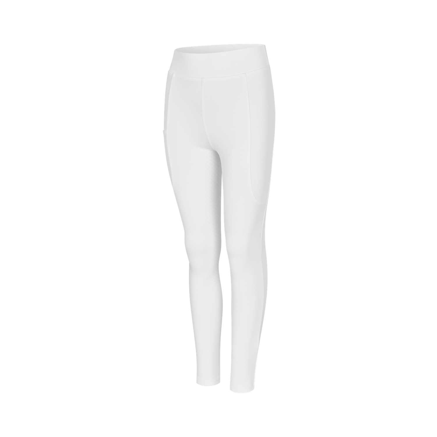 Kingsland KLMelody Kids Full-Grip Show Leggings Lined FW25!, Color: White, Size: 134