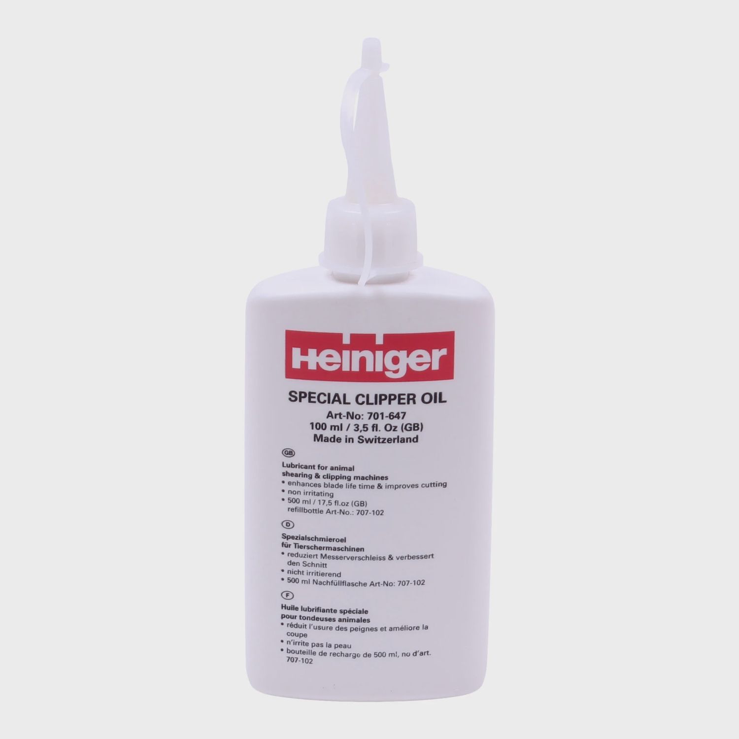 Heiniger Special Scheerapparaat Olie 100ml, Size: 100ml