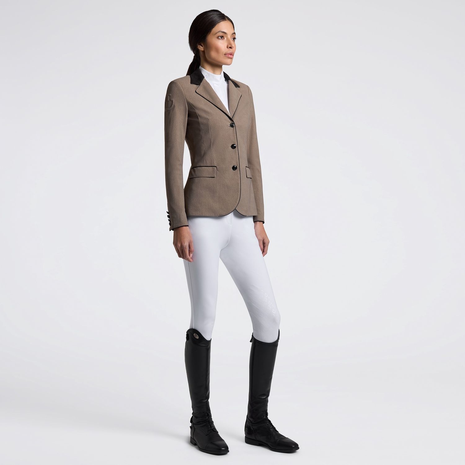 Cavalleria Toscana GP Riding Jacket – Beige Fantasie, Size: S