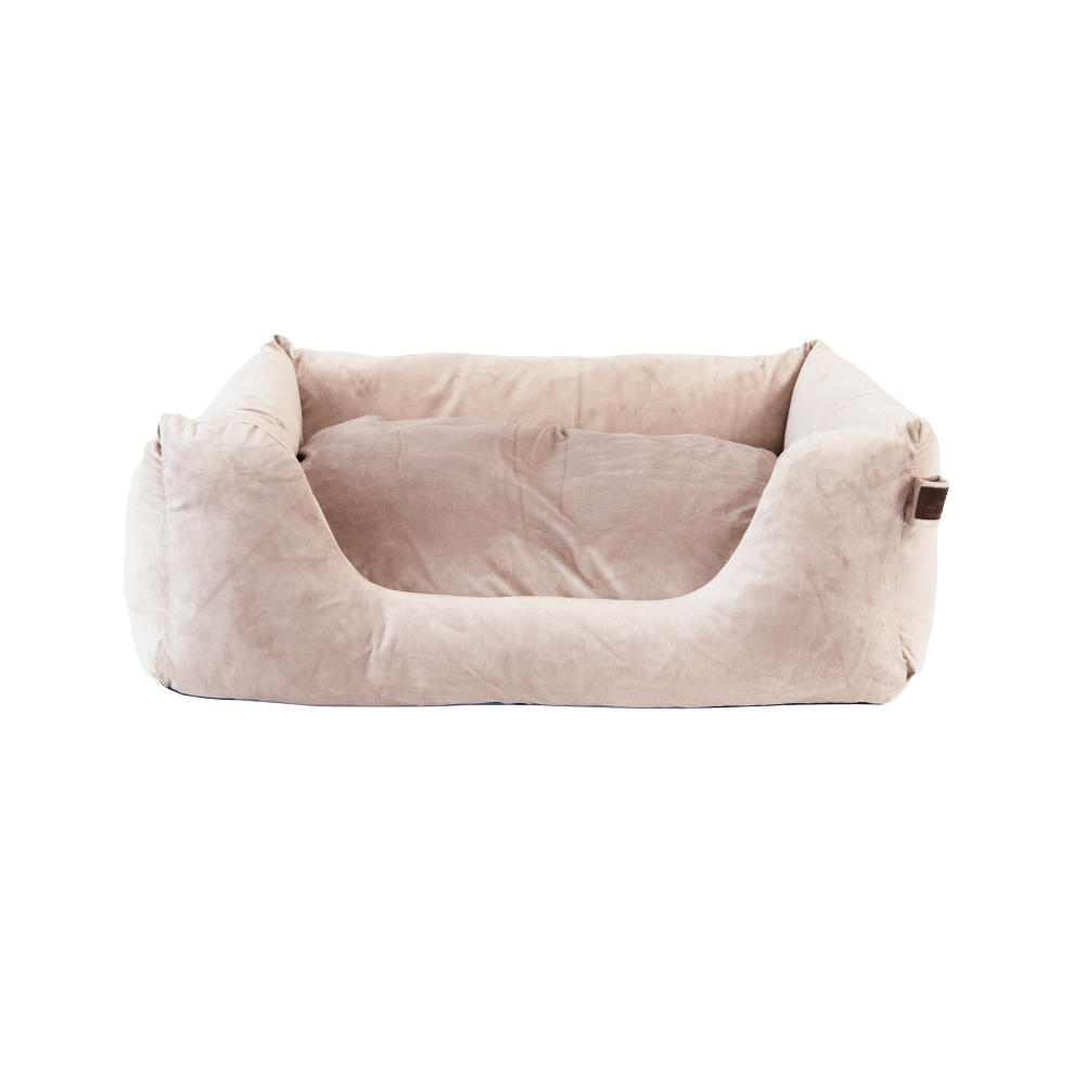 Kentucky Hondenmand Velvet, Color: Beige, Size: S