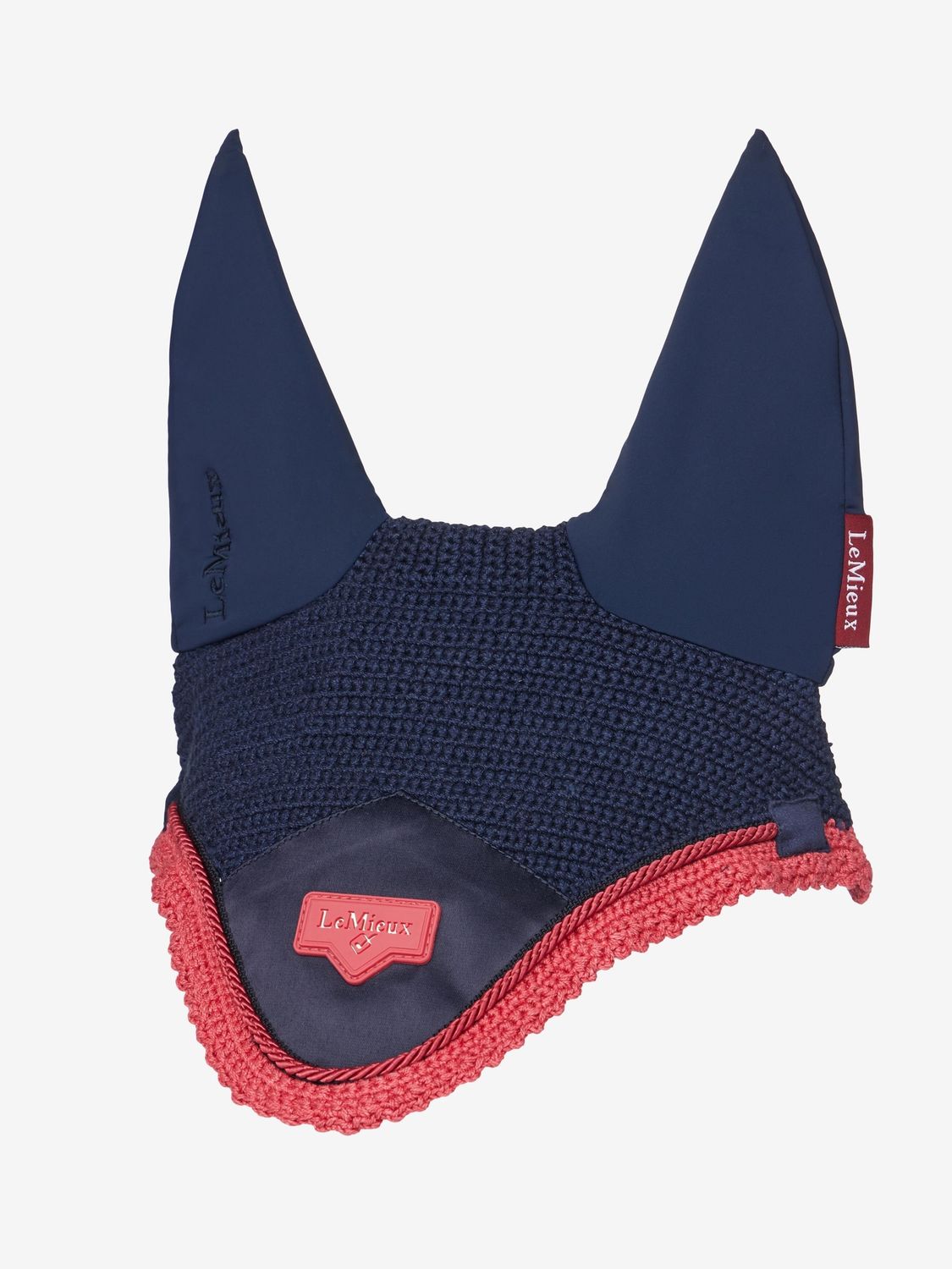 Loire Oornetje Navy/Cranberry, Color: Navy/Cranberry, Size: Pony