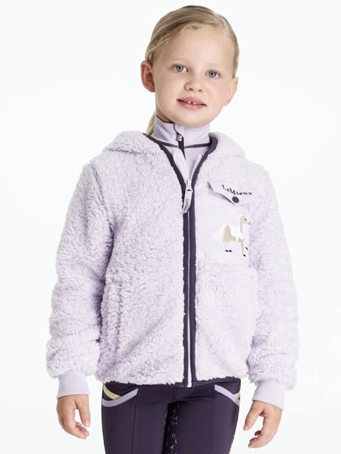 Lemieux Mini Teagan Lemon Fleece Kids, Color: Lilac, Size: 3-4
