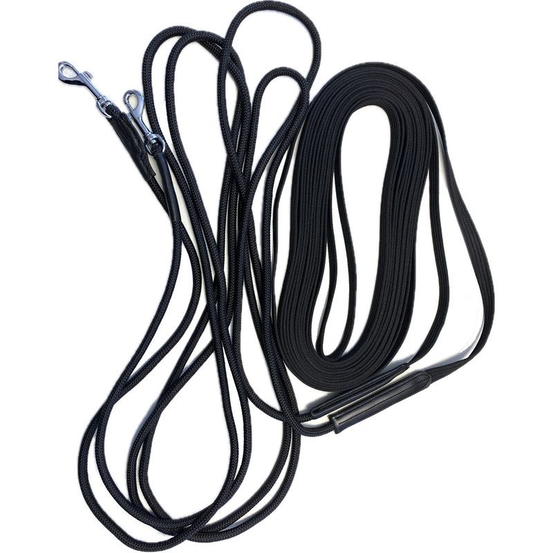 Euroriding Dubbele Longe 18m, Color: Black