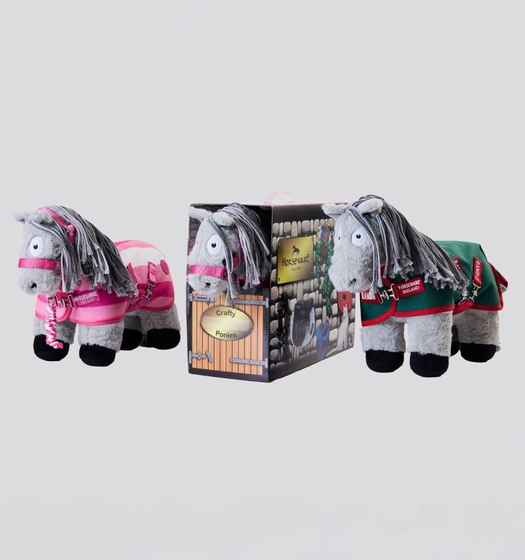 HorseWare Crafty Ponies Set (Pony + Halster &amp; 2 dekens)