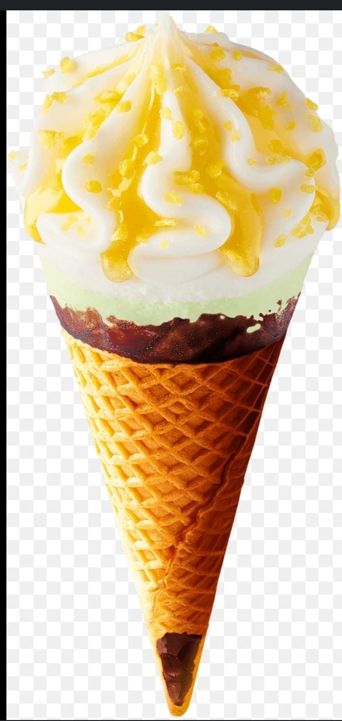 Glace cône extrême citron