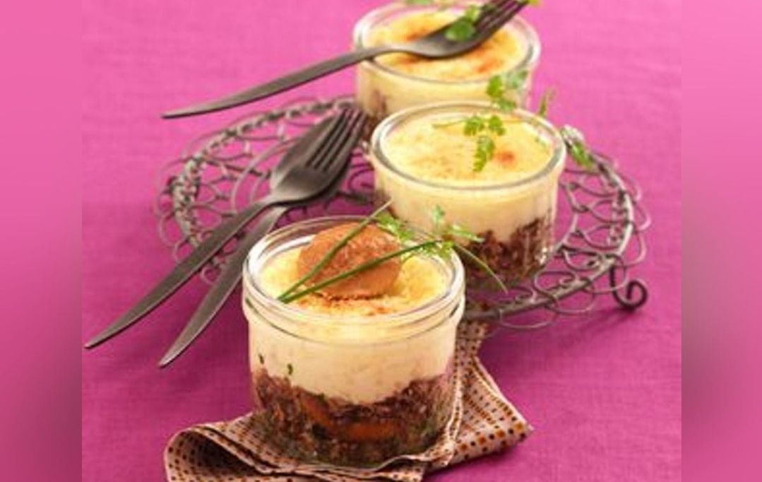 Hachis parmentier au confit de canard