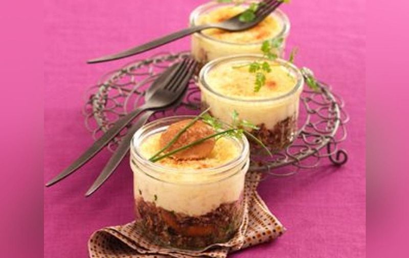 Hachis parmentier au confit de canard