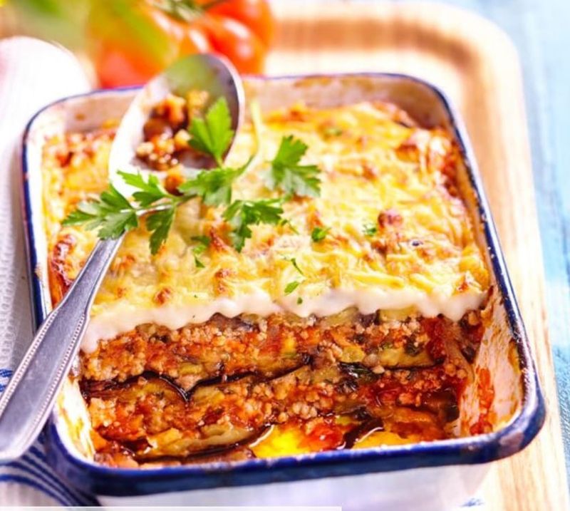 Moussaka au boeuf 