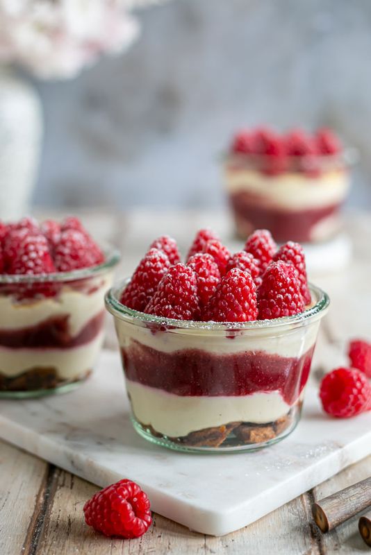 Tiramisu aux framboises