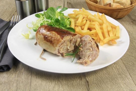 Andouillette de Jargeau et ses frites
