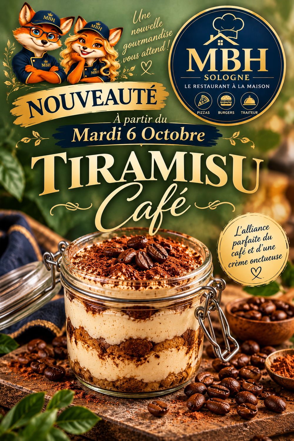 Tiramisu au café