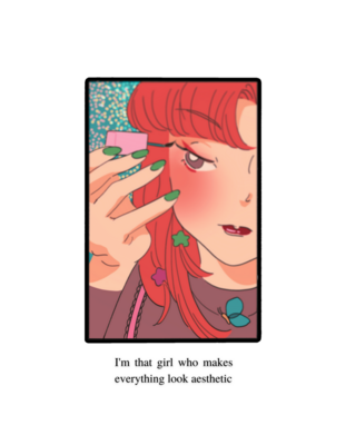 Basic Softstyle T-Shirt With Quotes &quot;I&#39;m That Girl Who Makes Everything  Look  Aesthetic&quot;
