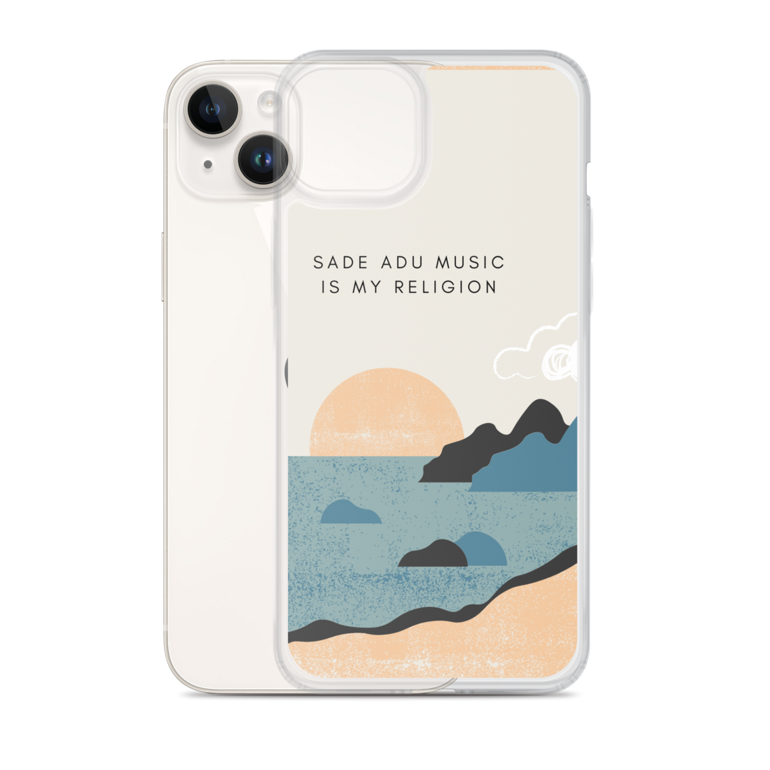 Iphone Case With Quotes &quot;Sade Adu Music Is My Religion&quot;