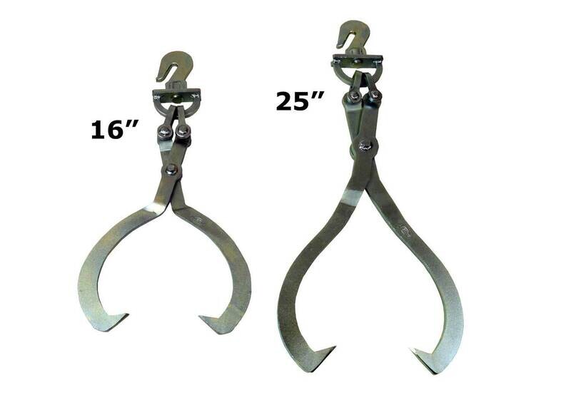 LogRite Skidding Tong with Swivel- Choose Your Size: 16” Or 25”