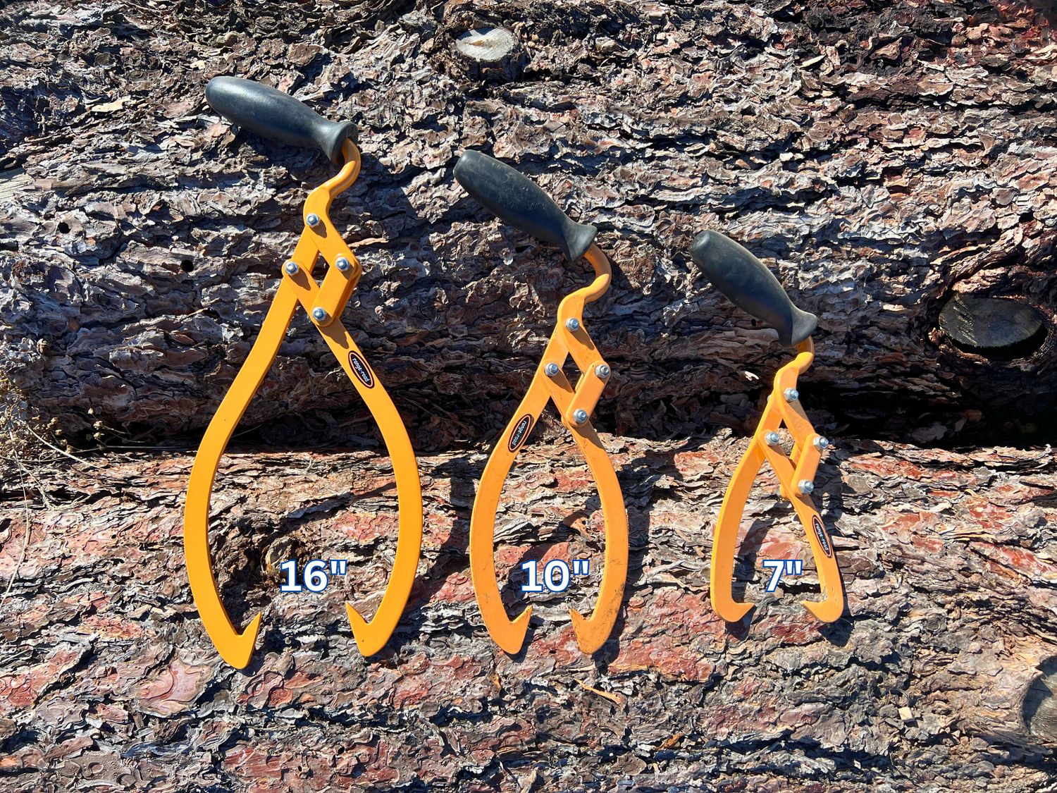 Range Road Manual Log Tongs- Choose your Size: 7", 10" or 16"