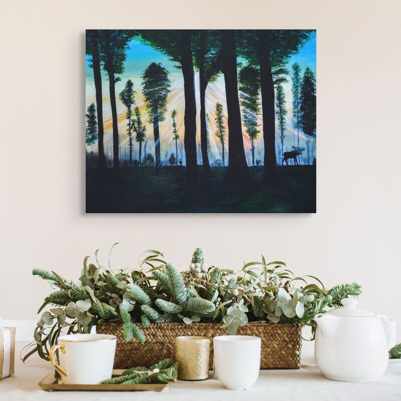 spring sunlight original art