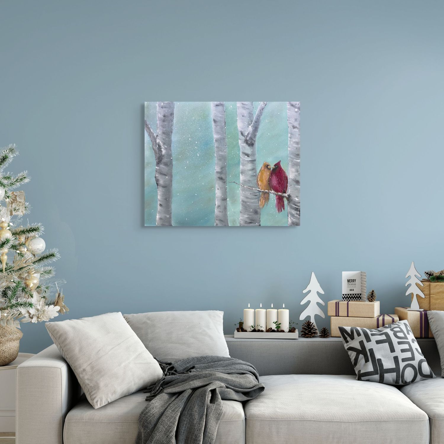 love birds original art